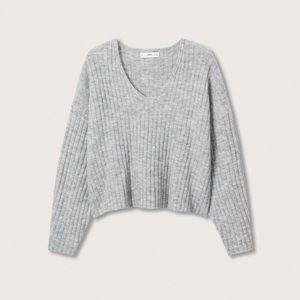 Mango gray sweater